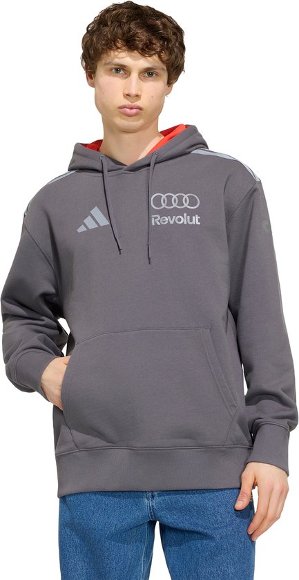 adidas Performance AUDI REVOLUT F1 TEAM COUREURSHOODIE - Heren - Grijs van Merkloos