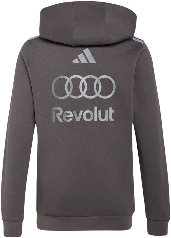 Adidas Performance Audi Revolut F1 Team Coureurshoodie Jeugd - Kinderen - Grijs van Merkloos