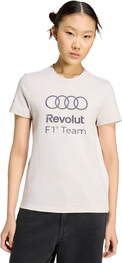 adidas Performance AUDI REVOLUT F1 TEAM DNA GRAPHIC T-SHIRT - Dames - Wit van Merkloos