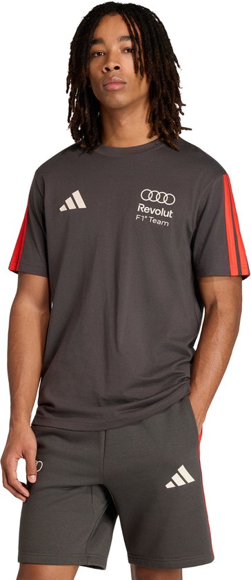 adidas Performance AUDI REVOLUT F1 TEAM DNA T-SHIRT MET KORTE MOUWEN - Heren - Zwart van Merkloos