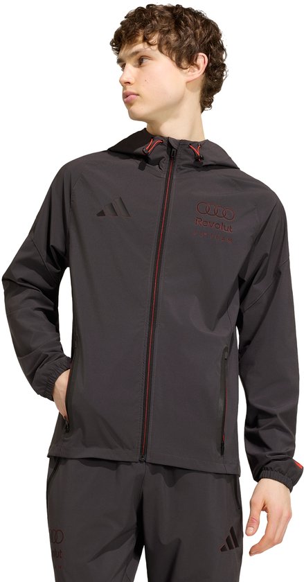 adidas Performance AUDI REVOLUT F1 TEAM DNA VIS TECH JACK - Heren - Zwart van Merkloos