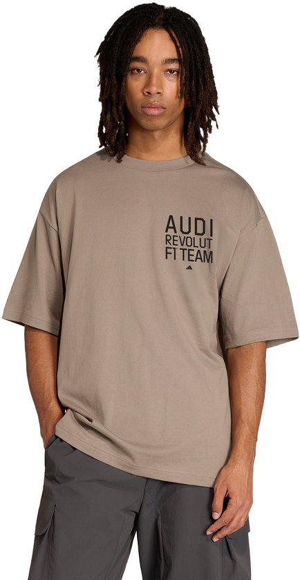 Adidas Performance Audi Revolut F1 Team Elevated Graphic Ii T-Shirt - Heren - Bruin van adidas Performance