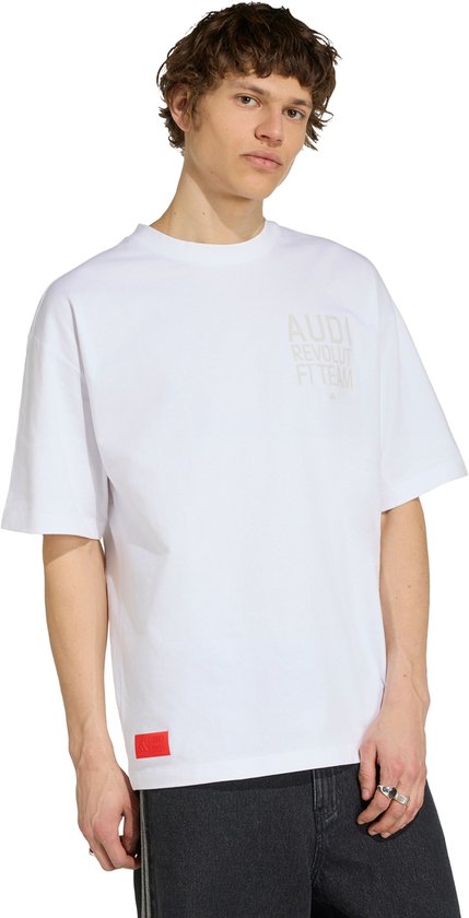 Adidas Performance Audi Revolut F1 Team Elevated Graphic Ii T-Shirt - Heren - Wit