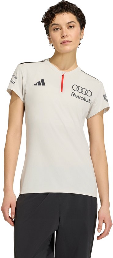 adidas Performance AUDI REVOLUT F1 TEAM ENGINEERS & MARKETING POLO MET KORTE MOUWEN - Dames - Wit van Merkloos