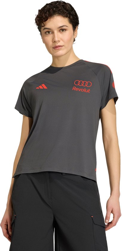 adidas Performance AUDI REVOLUT F1 TEAM MONTEURSSHIRT MET KORTE MOUWEN - Dames - Zwart van Merkloos
