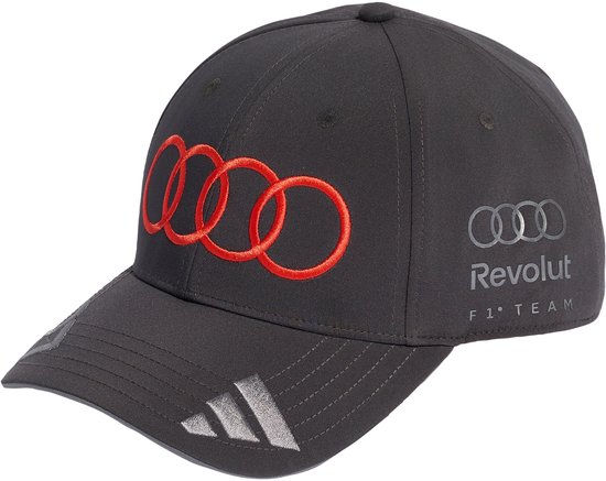 adidas Performance AUDI REVOLUT F1 TEAM NICO HULKENBERG PET - Unisex - Zwart van Merkloos