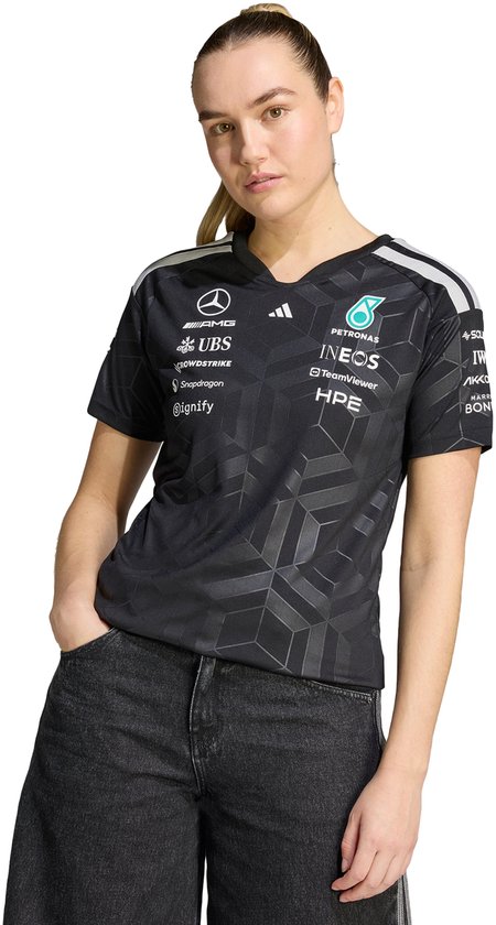 adidas Performance MERCEDES - AMG PETRONAS FORMULA 1 TEAM COUREURSSHIRT - Dames - Zwart van Adidas