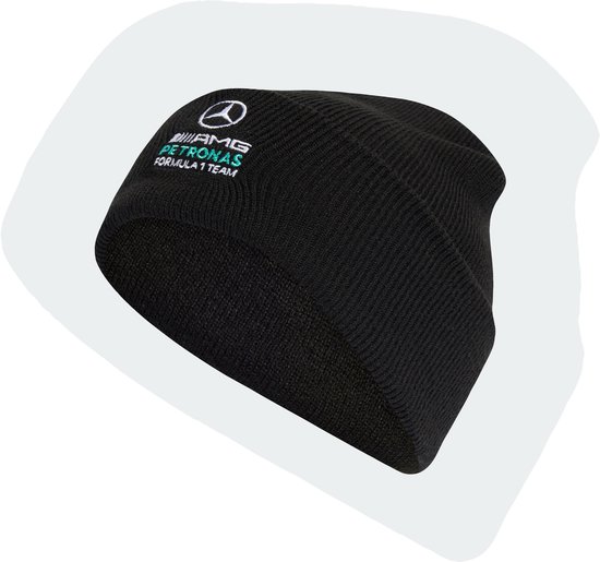 adidas Performance MERCEDES - AMG PETRONAS FORMULA 1 TEAM DNA BEANIE - Unisex - Zwart van Adidas