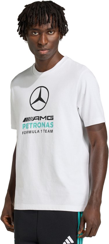 adidas Performance MERCEDES - AMG PETRONAS FORMULA 1 TEAM DNA GRAPHIC T-SHIRT - Heren - Wit van Adidas