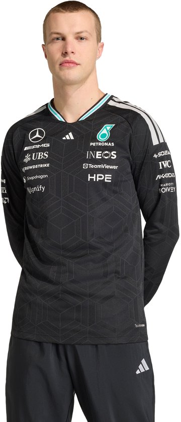 adidas Performance MERCEDES - AMG PETRONAS FORMULA 1 TEAM DRIVER AUTHENTIEKE LONGSLEEVE - Heren - Zwart van Adidas