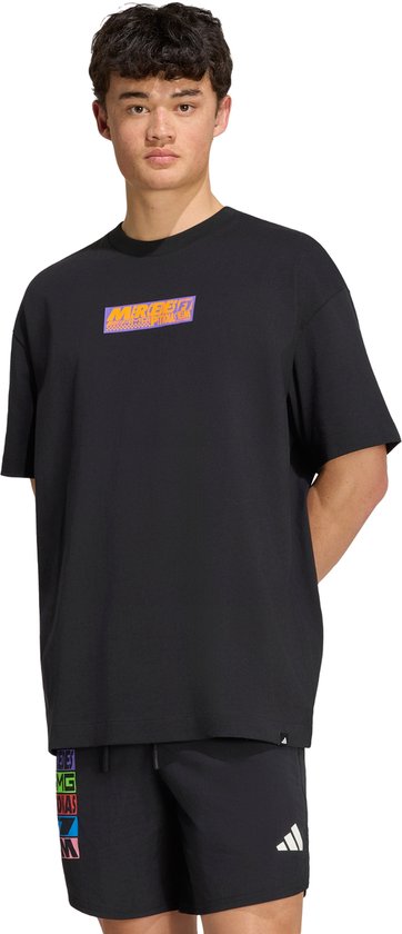 Adidas Performance Mercedes - Amg Petronas Formula 1 Team Lights On T-Shirt - Unisex - Zwart