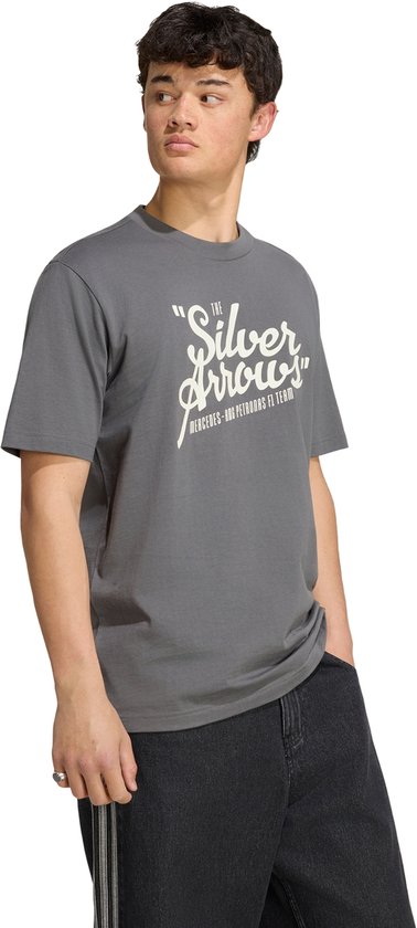 Adidas Performance Mercedes - Amg Petronas Formula 1 Team Silver Arrows T-Shirt 03 Men - Heren - Grijs