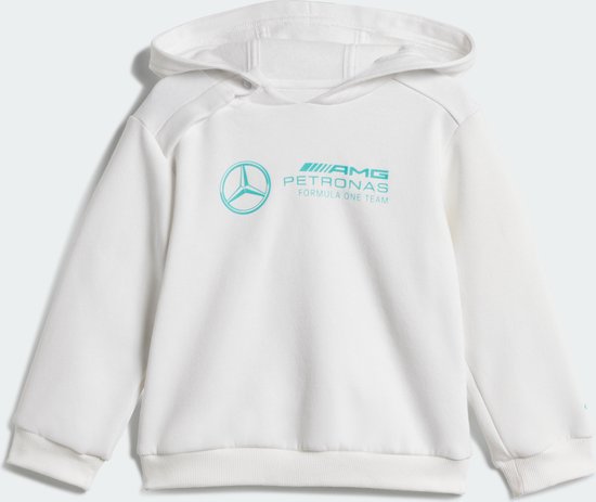 adidas Performance MERCEDES - AMG PETRONAS FORMULA ONE TEAM DNA BABY JOGGINGPAK MET LANGE MOUWEN - Kinderen - Wit- 98 van Adidas