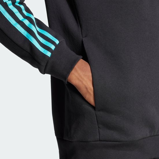 adidas Performance MERCEDES - AMG PETRONAS FORMULA ONE TEAM DNA RITSHOODIE - Heren - Zwart van Merkloos