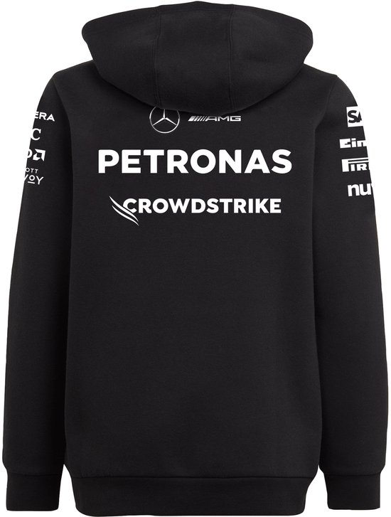 adidas Performance MERCEDES - AMG PETRONAS FORMULA ONE TEAM HOODIE - Kinderen - Zwart van Adidas