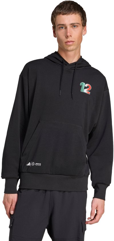 adidas Performance Mercedes - AMG Petronas Formula One Team Kimi Antonelli Graphic Hoodie - Heren - Zwart van Merkloos