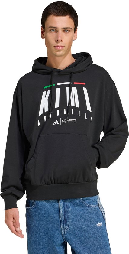 adidas Performance Mercedes - AMG Petronas Formula One Team Kimi Antonelli Hoodie - Heren - Zwart- S van Adidas