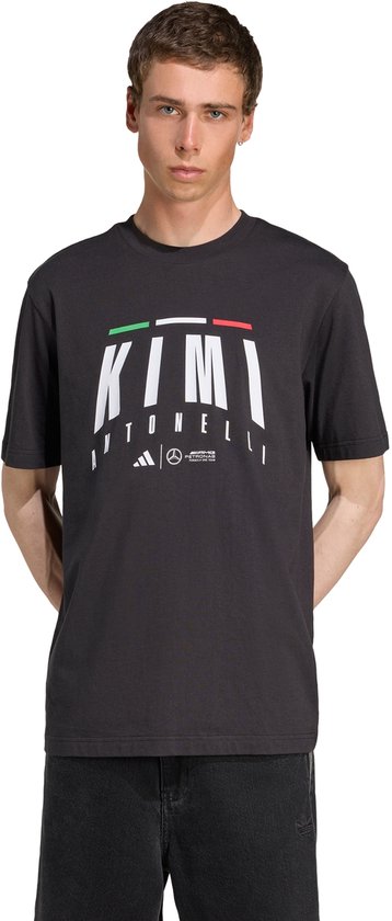 adidas Performance Mercedes - AMG Petronas Formula One Team Kimi Antonelli T-shirt - Heren - Zwart van Merkloos