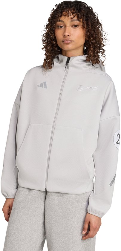 adidas Performance Mercedes - AMG Petronas Formula One Team Silver Arrows Sweatshirt - Dames - Grijs van Adidas