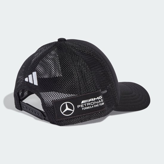 adidas Performance Mercedes - AMG Petronas Formula One Team Snapback Star Truckerpet - Unisex - Zwart van Adidas