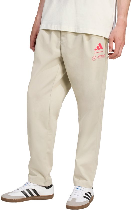 adidas Performance Mercedes - AMG Petronas Formula One Team Summer Chino Broek - Heren - Beige- XL van Adidas
