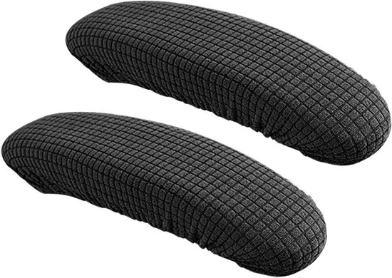 Afneembare bureaustoel armleuninghoes - armleuningbeschermers - waterdicht - thuis en kantoor - 1 paar - zwart. van Lily Star