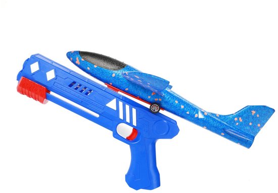 Afschiet Foamvliegtuig van Merkloos