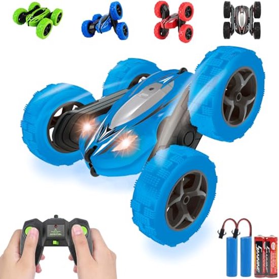 Afstandsbediende Stuntauto voor Kinderen - 4x4 Buggy met 360° Flip, Geschikt voor Jonge Racers van Movako