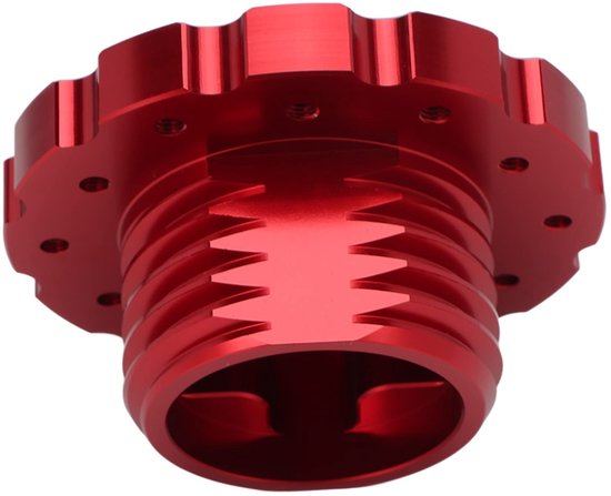 aladdien - Gaming-stuurwieladapter - Aluminium Stuurwieladapter - Duurzaam en sterk - Zwart (Rood) - Sim Racing Accessoire - Geschikt voor Thrustmas..