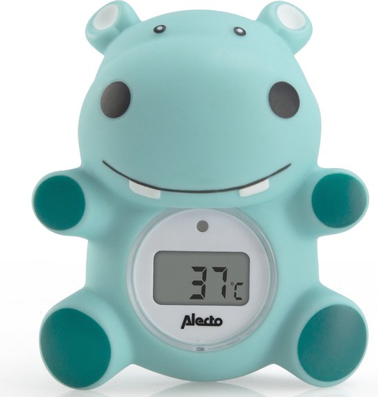 Alecto Baby BC-11 Thermometer nijlpaard - meting badwatertemperatuur van Alecto