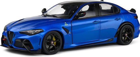 Alfa Romeo Giulia GTA modelauto 1:18 blauw van Merkloos