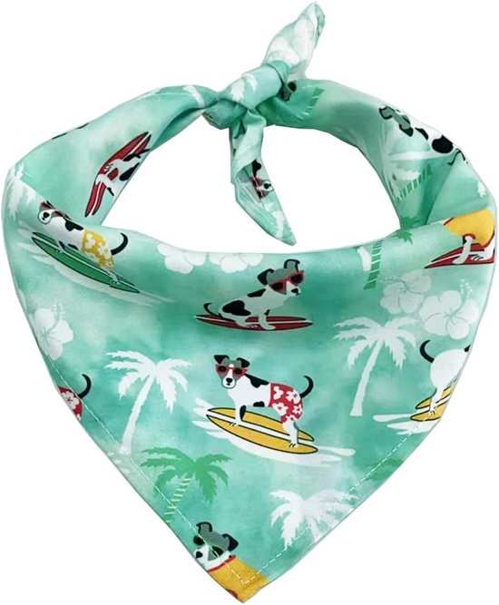 Allecta - Zomer Bandana's voor Huisdieren | Speeksel Handdoek | Enkellaags Bedrukte Driehoekige Sjaal | Strand en Outdoor Reizen Sjaal van Merkloos