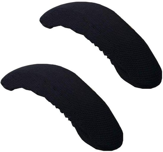 Allecto - Armsteunhoezen - Verwijderbaar en wasbaar - Zwart - Stoel - Office Gaming - Geschikt voor diverse stoelen - Zwart - Stoel Armsteun Covers Pads 2 stuks hoezen, Verwijderbaar wasbaar voor Office Gaming Stoel - Zwart. van Merkloos