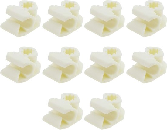 Allecto- Automotive Olie Pijp Slang Beugel Bevestigingsclip - Bevestigingsclip - Plastic - 5Q0611797B - Volkswagen Golf Polo Audi - 10 stks - Geschikt voor - Zwart Compatibel met Volkswagen Golf 2 3 4 Polo Compatibel met Audi. van Merkloos