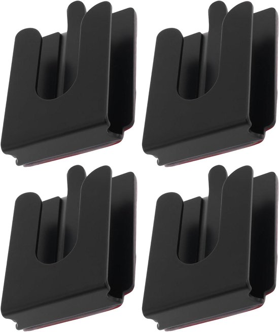 Allecto- Microfoon Clip - Yaesu Kenwood Compatibel - MH48 MH36 HMN3596 HM133V HLN9073 - 4 Stuks - Zwart - Accessoires - Headsets - Grijs Model van Allecto