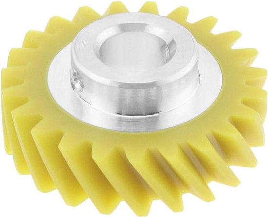 Allecto - Mixer Wormwiel Vervanging - Keukenapparaat - Geel - KitchenAid Compatibel - 5KSM150 5KSM45 5KSM90 5KSM125 5KSM175 5KSM185 5KSM156 5K45SS van Allecto
