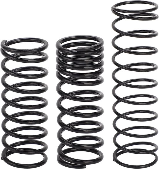 Allecto - Pedalenveren Kit - Upgrade Set - Zwart - Metaal - Racing Wheel - Geschikt voor G25 G27 G29 G920 - 3 Stuks - Hoge Sterkte Upgrade van Merkloos