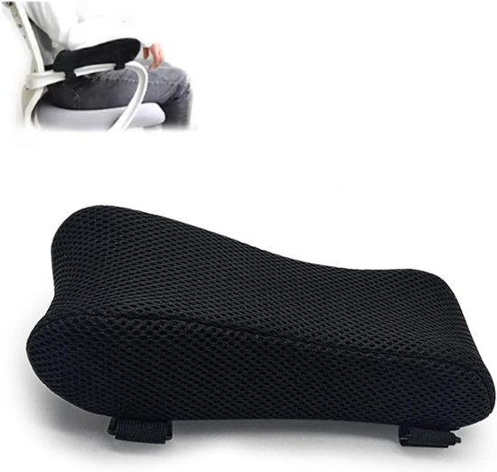 Allecto plus - Ergonomisch armleuning kussen voor bureaustoel, pc-stoel, gamingstoel met schuim padding van Merkloos