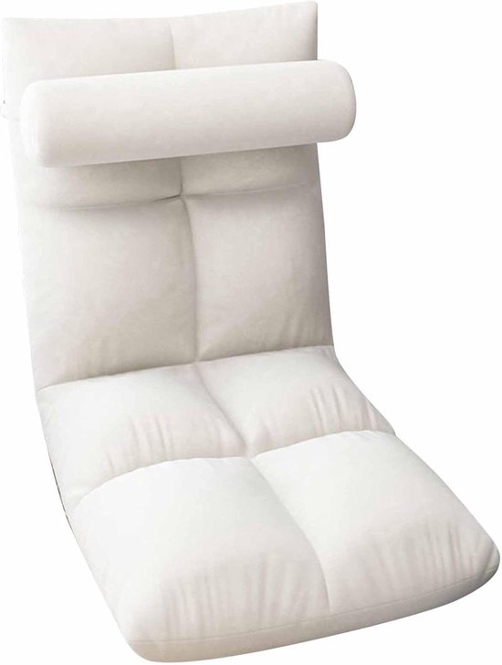 Allecto plus - Opvouwbare vloerstoel met verstelbare rugleuning, voor woonkamer loungen - stijlvol en comfortabel van Merkloos