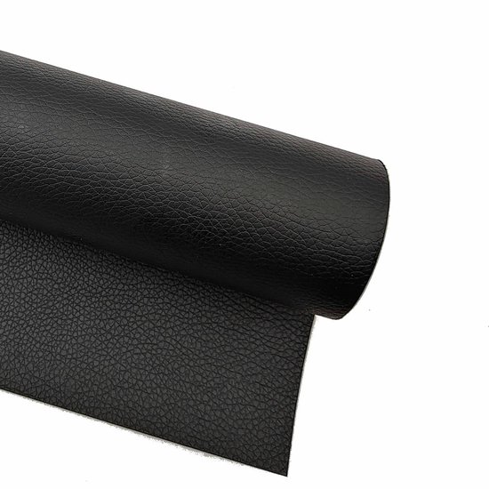 Allecto Plus - Zelfklevende Kunstleren Patches Reparatiekit voor Leren Stoel Motorbank Autoleer Gaming Stoel 40 x 120 cm Zwart van Allecto Plus