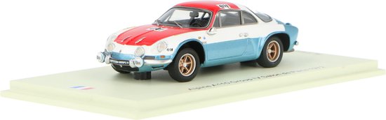 Alpine A110 Group IV Salon de Paris Spark Modelauto 1:43 1972 Alpine Motorsport SF247 van Alpine