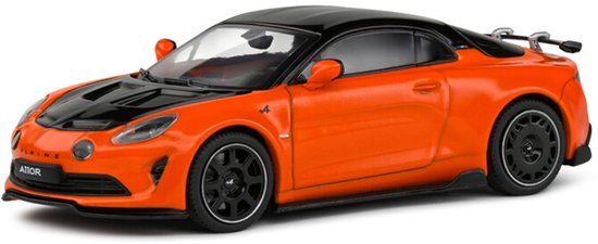 Alpine A110 Radicale '22, oranje Solido schaal 1:43 van Merkloos