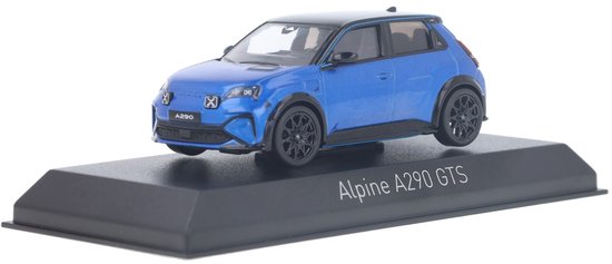 Alpine A290 GTS 2025 Alpine Vision Blauw Zwart Model 1/43 Norev 519200 van Merkloos