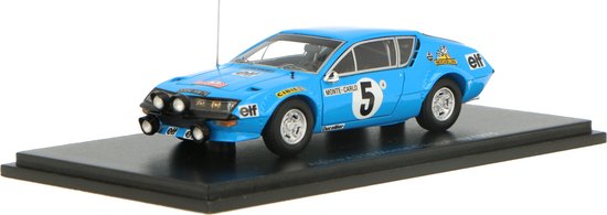 Alpine A310 Spark Modelauto 1:43 1975 Jean-Luc Thérier / Michel Vial Alpine Renault S5493 Rally van Alpine