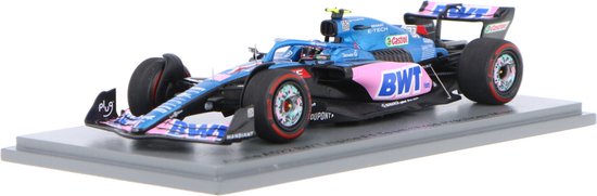 Alpine A522 Renault Spark Modelauto 1:43 2022 Esteban Ocon BWT Alpine F1 Team S8521 Miami GP Fee van Alpine