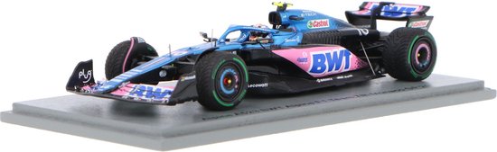 Alpine A523 Renault Spark Modelauto 1:43 2023 Pierre Gasly BWT Alpine F1 Team S8565 Monaco GP van Alpine