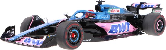 Alpine A523 Solido Modelauto 1:18 2023 Esteban Ocon BWT Alpine F1 Team S1811001 Monaco GP van Solido