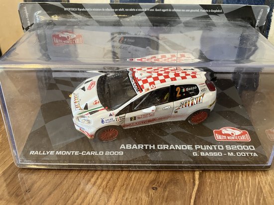 Altaya - Abarth Grande Punto S2000 - G. Basso - M. Dotta - Rallye Monte-Carlo 2009 1:43 van Altaya