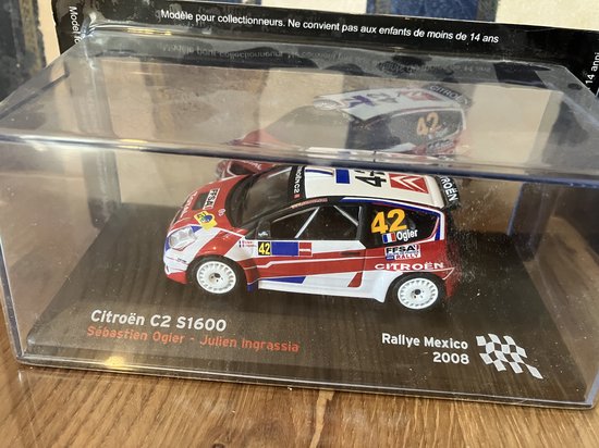 Altaya - Citroën C2 S1600 - Sébastien Ogles - Julien Ingrassia - Rallye Mexico 2008 1:43 van Altaya