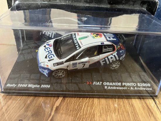 Altaya - Fiat Grande Punto S2000 - P.Andreucci - A.Andreussi - Rally 1000 Miglia 2006 1:43 van Altaya